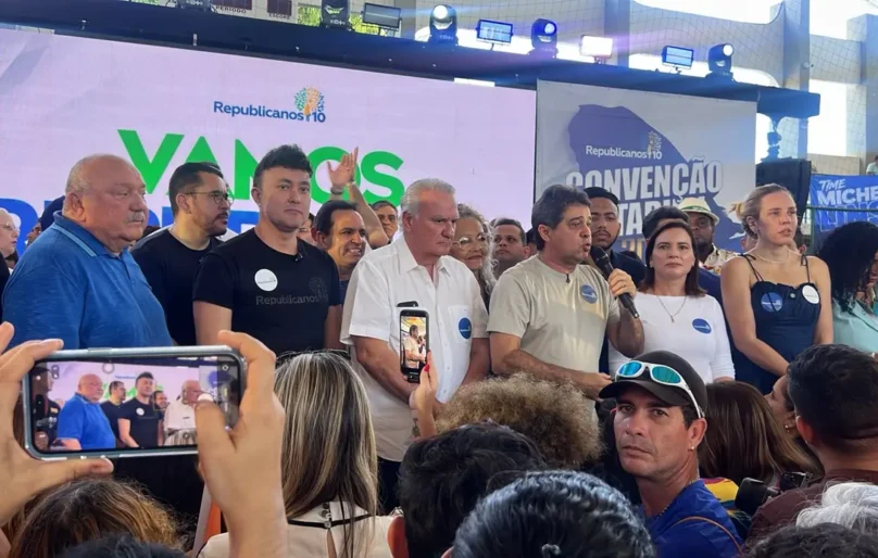 Em convenção do Republicanos, Chiquinho retira pré-candidatura ao Senado e reafirma apoio a Elmano