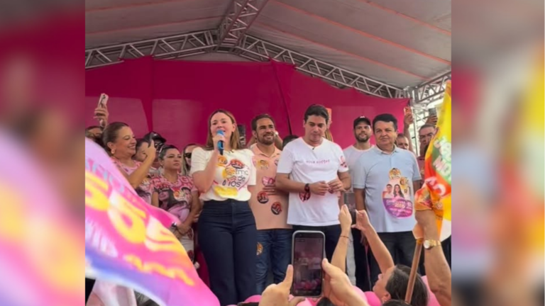 Giordanna Mano inaugura comitê em Fortaleza com apoio de Evandro Leitão e Júnior Mano