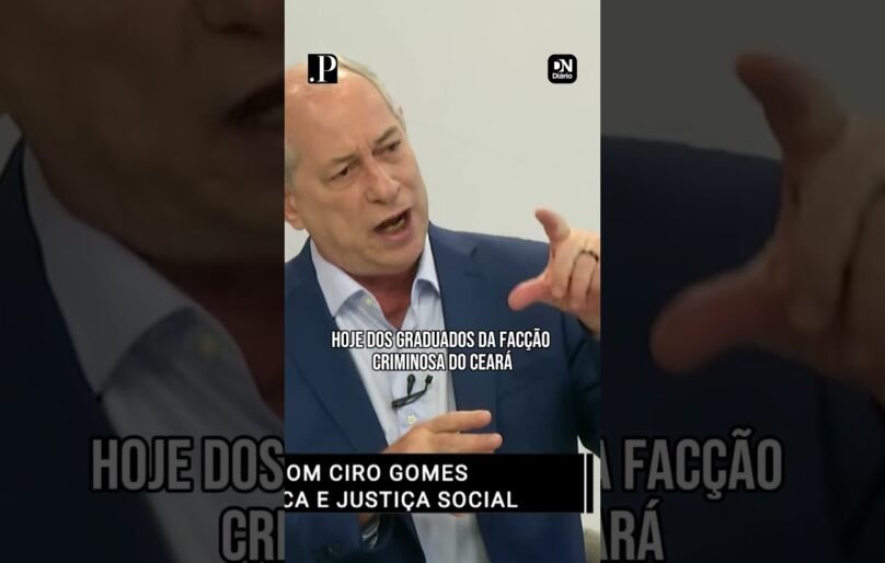 Em sabatina, Ciro Gomes diz que segurança não é problema só nacional: ‘O crime compensa no Ceará’