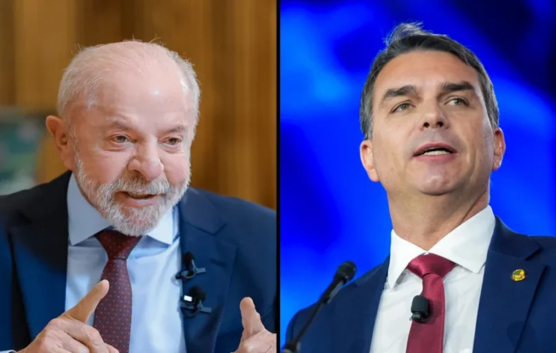 Atlas: Lula tem 45,3%, e Flávio, 42,2% no 1º turno; no 2º, empatam