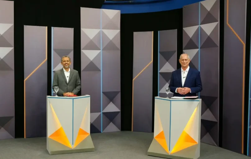 Ciro e Elmano protagonizam embate sobre segurança pública, educação e geração de empregos