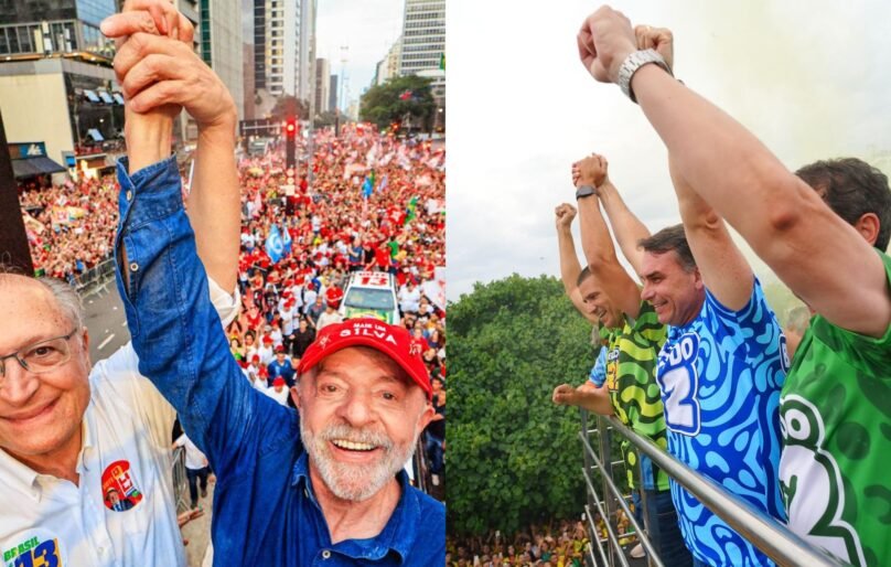 Lula e Flávio arrastam multidões em capitais na véspera da eleição