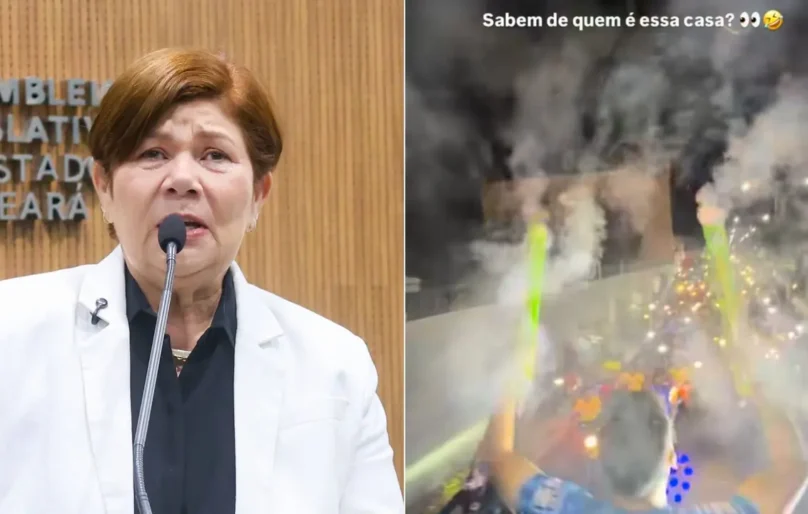 Deputada do PT chora na tribuna da Assembleia ao falar de ‘provocação’ de André Fernandes em ato
