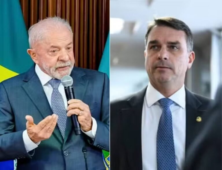 Flávio Bolsonaro tem 51,1% contra 45,7% de Lula na pesquisa AtlasIntel/Bloomberg