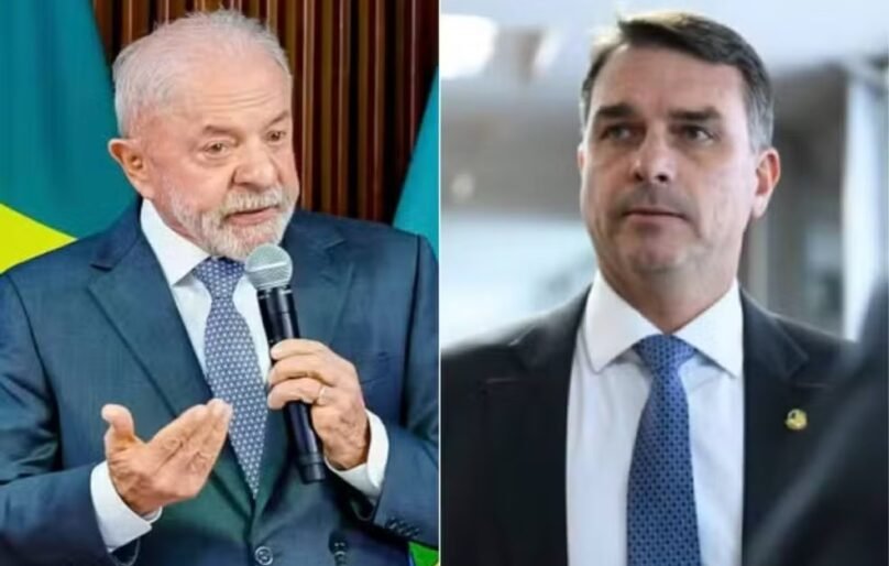 Flávio Bolsonaro tem 51,1% contra 45,7% de Lula na pesquisa AtlasIntel/Bloomberg