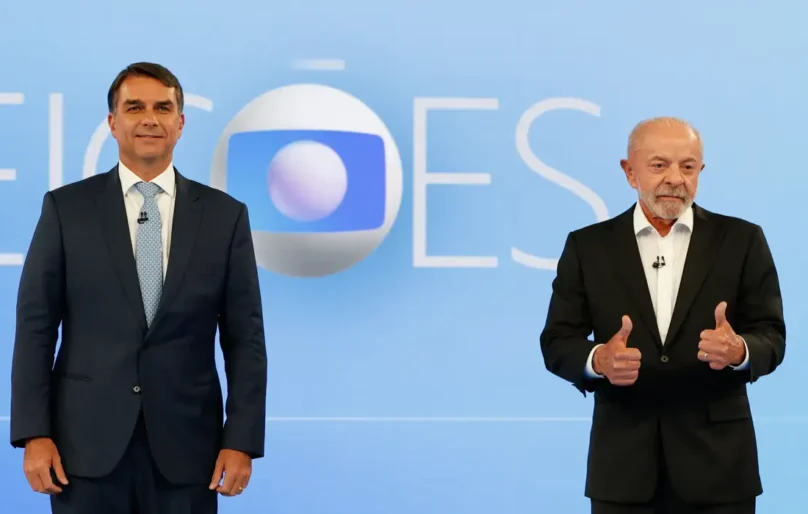 Pesquisa aponta vantagem de Lula entre indecisos após último debate com Flávio Bolsonaro
